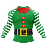 Santa Elf Rash Guard XMARTIAL