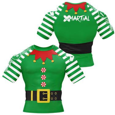 Santa Elf Rash Guard XMARTIAL