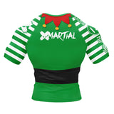 Santa Elf Rash Guard XMARTIAL