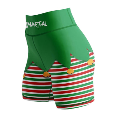 Santa Elf Women's BJJ/MMA Compression Shorts XMARTIAL