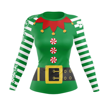 Santa Elf Women's Rash Guard XMARTIAL