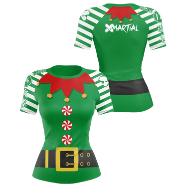 Santa Elf Women's Rash Guard XMARTIAL