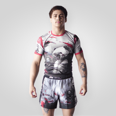 Shredded Panda BJJ Rash Guard XMARTIAL