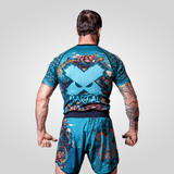 Skull Serpent Blossom BJJ Rash Guard XMARTIAL