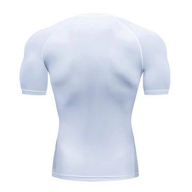 Sleek White Compression Shirt XMARTIAL