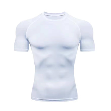 Sleek White Compression Shirt XMARTIAL