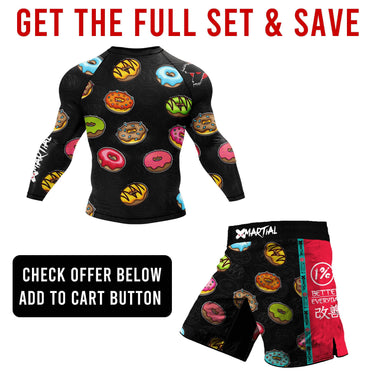 Sprinkled Donuts 2.0 Hybrid BJJ/MMA Shorts XMARTIAL