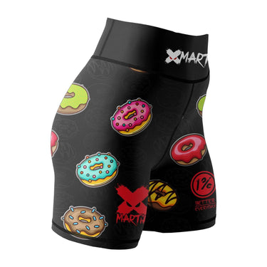 Sprinkled Donuts Women's BJJ/MMA Compression Shorts XMARTIAL