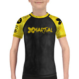 Stealth Camo Kids Rank BJJ Rash Guard XMARTIAL