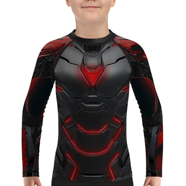 Steel Iron Kids BJJ Rash Guard XMARTIAL