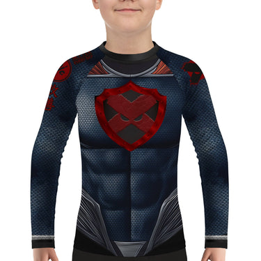 Super Stamina Hero Kids BJJ Rash Guard XMARTIAL