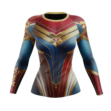 Super Strength Hero Women's BJJ Rash Guard XMARTIAL