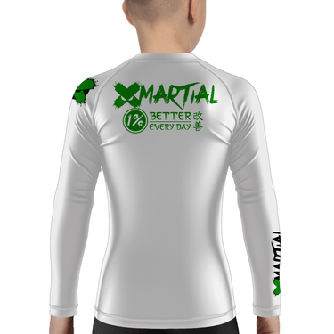 T-Rex Arms Kids BJJ Rash Guard XMARTIAL