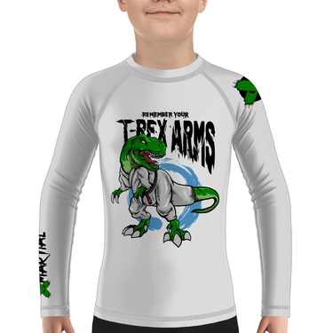 T-Rex Arms Kids BJJ Rash Guard XMARTIAL