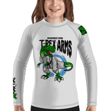 T-Rex Arms Kids BJJ Rash Guard XMARTIAL