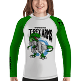 T-Rex Arms Kids BJJ Rash Guard XMARTIAL