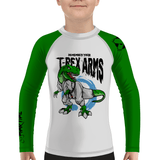 T-Rex Arms Kids BJJ Rash Guard XMARTIAL