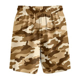 Tan Frontline Kids Camo Sweat Shorts XMARTIAL