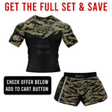 Tiger Camo 2.0 Hybrid BJJ/MMA Shorts XMARTIAL