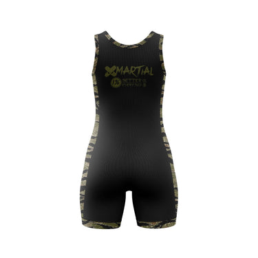 Tiger Camo Women's Wrestling Singlet XMARTIAL