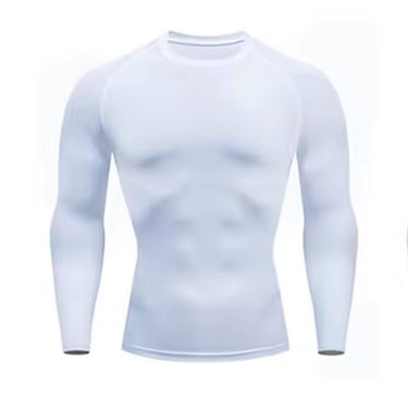 Toxic Crawler Long Sleeve White Compression Shirt XMARTIAL