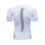 Toxic Crawler White Compression Shirt XMARTIAL