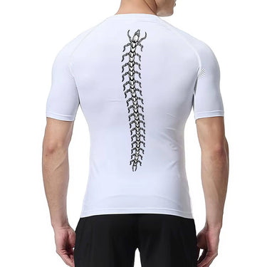 Toxic Crawler White Compression Shirt XMARTIAL