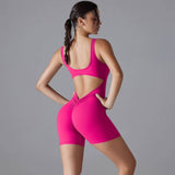 V-Back Scrunch Sports Jumpsuit XMARTIAL