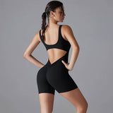 V-Back Scrunch Sports Jumpsuit XMARTIAL