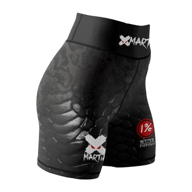 Venomous Women's Rank BJJ/MMA Compression Shorts XMARTIAL