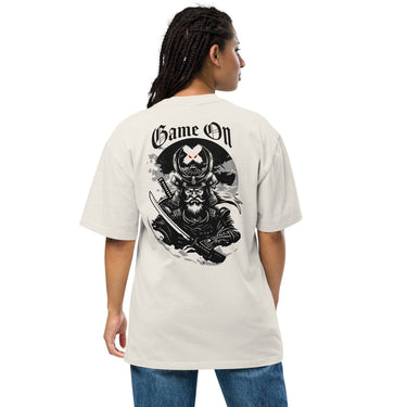 Viking Samurai Oversized Faded T-Shirt XMARTIAL