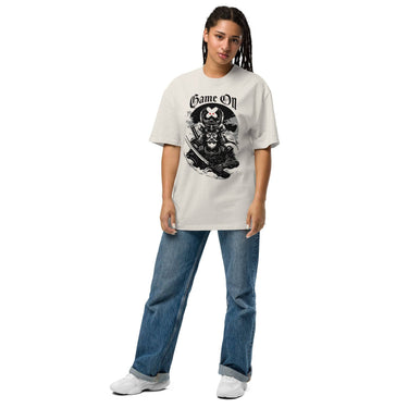 Viking Samurai Oversized Faded T-Shirt XMARTIAL