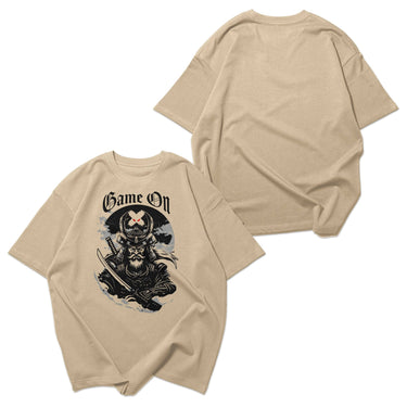 Viking Samurai Oversized Faded T-Shirt XMARTIAL