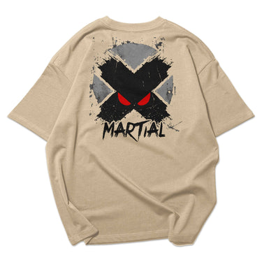 Viking Samurai Oversized Faded T-Shirt XMARTIAL