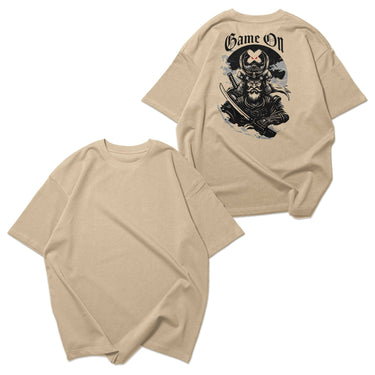 Viking Samurai Oversized Faded T-Shirt XMARTIAL