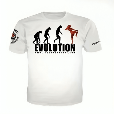 White Evolution MMA Shirts XMARTIAL