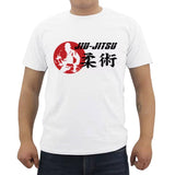 White JJ Fighter MMA Shirts XMARTIAL