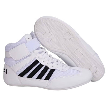 White Stripes Youth Wrestling Shoes XMARTIAL