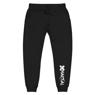 White XMartial Fleece Joggers XMARTIAL