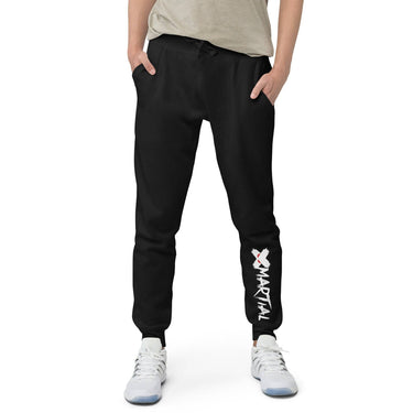 White XMartial Fleece Joggers XMARTIAL