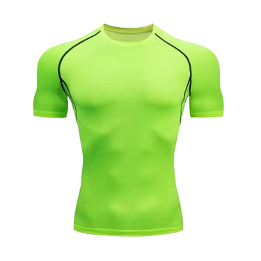 Wing Crest Green Compression Shirt XMARTIAL