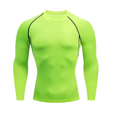 Wing Crest Green Compression Shirt XMARTIAL