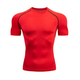 Wing Crest Red Compression Shirt XMARTIAL