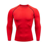 Wing Crest Red Compression Shirt XMARTIAL