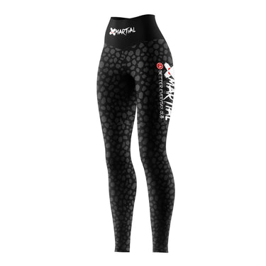 Women’s BJJ Spats Black Cheetah X-Tech 25 Series XMARTIAL