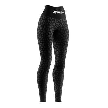 Women’s BJJ Spats Black Cheetah X-Tech 25 Series XMARTIAL