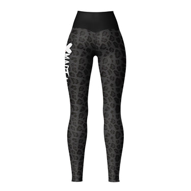 Women’s BJJ Spats Black Leopard X-Tech 25 Series XMARTIAL