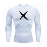 X-Thorn Long Sleeve White Compression Shirt XMARTIAL