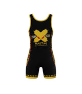 XMartial Fight Team Kids Wrestling Singlet XMARTIAL