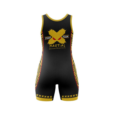 XMartial Fight Team Women's Wrestling Singlet XMARTIAL